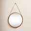 Leather Accent Mirror