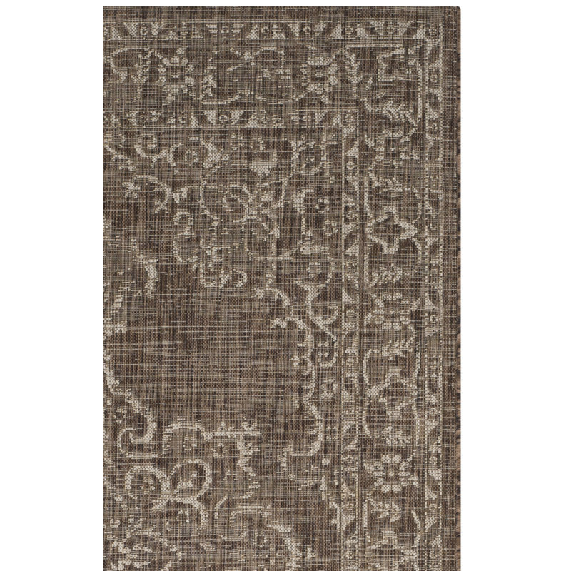 Tapis oriental d'intérieur / extérieur Cinsere Performance, Rectangle 6 pi 7 po x 9 pi 6 po