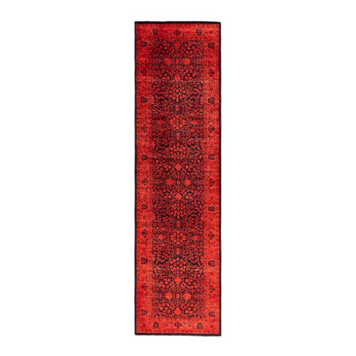 Overyed One-of-a-Kind Runner 3' X 11'1" Hand Knotted Area Rug