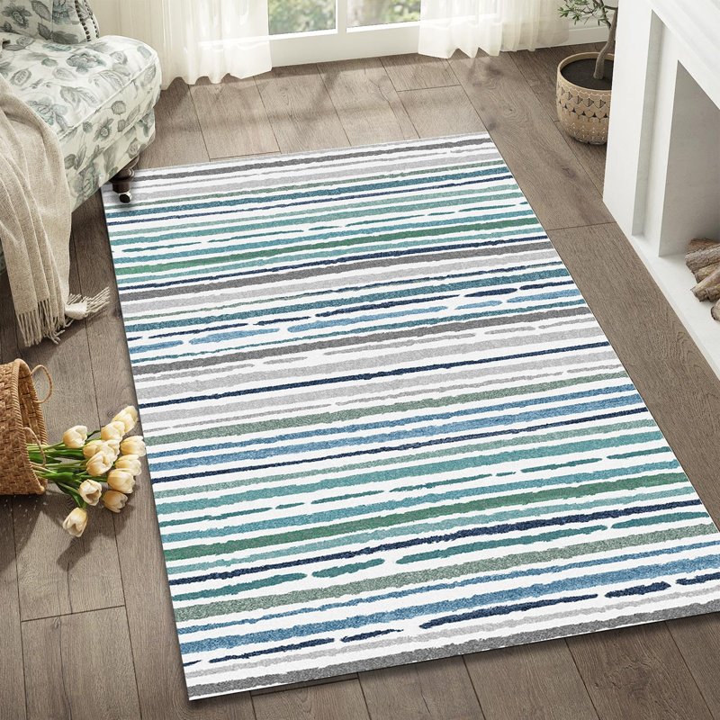 Tapis décoratif antidérapant intérieur et extérieur Sphinx 2170Yp-2, Rectangle 3 pi 4 po x 5 pi