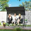 3 Person Porch Swing with Canopy