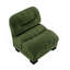 Canapé sans accoudoirs en chenille Flora - vert-1323396838