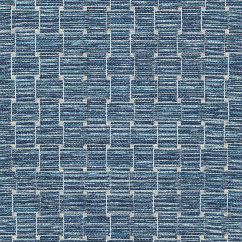 Granville Beaumois Cotton Blend Performance Fabric, Blue