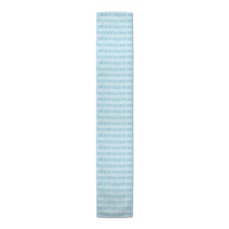 Chemin de table Corddaryl, Bleu, P 16 po x L 90 po
