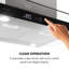 Aurelia 98.5cm Convertible Island Cooker Hood