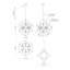 Monza 1 - Light LED Chandelier-69553128