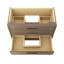 Rift White Oak Three-Drawer Single Bath Vanity-594554527-594554525-595194207