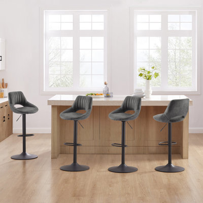 Licon Height Adjustable Swivel Bar Stool