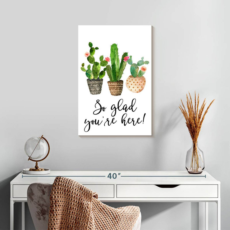 Harnek So Glad You're Here, 24" H x 16" W
