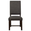 Fauteuil de salle à manger rembourré 2 pièces 2 pièces-1289957274
