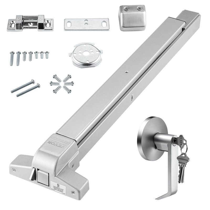 Push Bar Door Locks, Carbon Steel Panic Bars for Exit Doors
