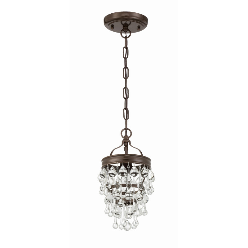 Luminaire suspendu à 1 lumière Alto, Bronze éclatant
