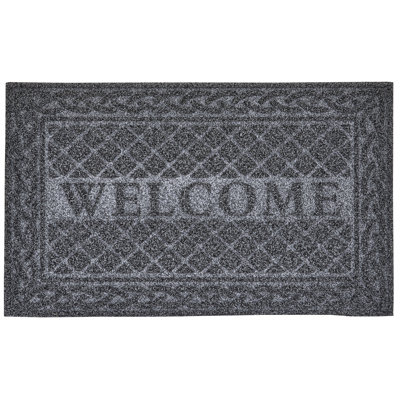 McConnellsburg Non-Slip Welcome Doormat for Entry, 18" x 30", Waterproof, Mat