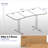 Adjustable Metal Base Standing Desk-99992562