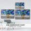 «Blue Love», reproduction encadrée sur toile-92543626-92543628