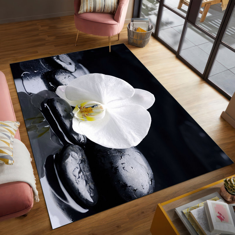 Striking Soft Pile Rug with Intricate Geometric Design and Vibrant Hues Ideal for Uplifting Any Interior Space
