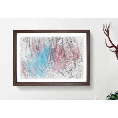 Romance in Abstract - Picture Frame Painting Print