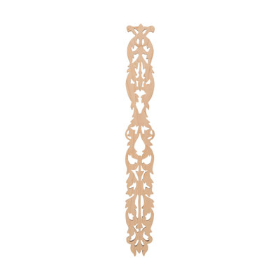 Applique en bois 17-1 / 4 po x 2 po x 3/8 po