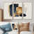 Toile naturelle avec cadre flottant
