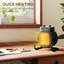 HOMCOM 1000W 6824.284 BTU Electric Tower Space Heater with Adjustable Thermostat-119626075