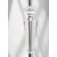 Wauregan 55cm Crystal Glass Chrome Table Lamp
