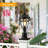 1-Light 19.4"H Outdoor Pier Mount Light with Dusk To Dawn Sensor-957022893