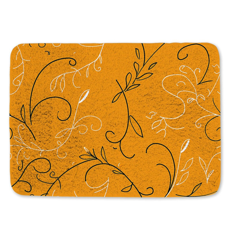 Dasi Microfiber / Microsuede Non-Slip Bath Mat, 21"W x 34"L