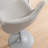 Swivel Faux Leather Upholstered Barstools Adjutable Height Counter Stool with Metal Frame-1724215433