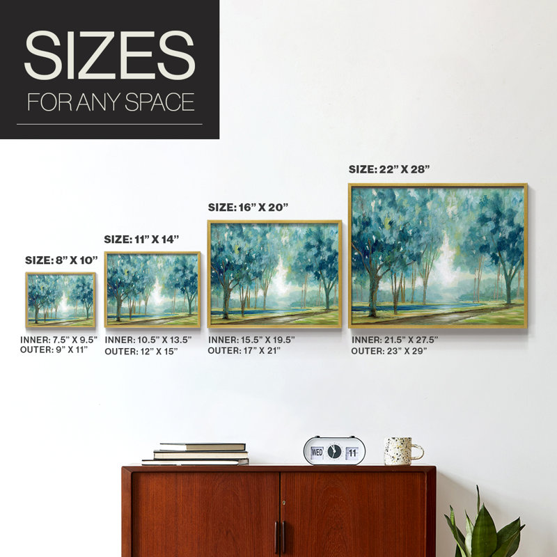 Ombre Afternoon -Framed Print - Restickable, 16" H x 20" W