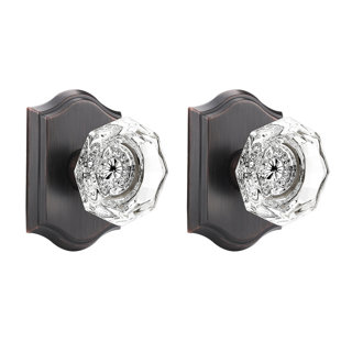Crystal Single Dummy Door Knob (Set of 2)