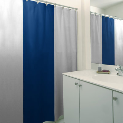 Striped Shower Curtain with Liner Included