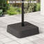 2.6m x 4.4m Rectangular Cantilever Parasol