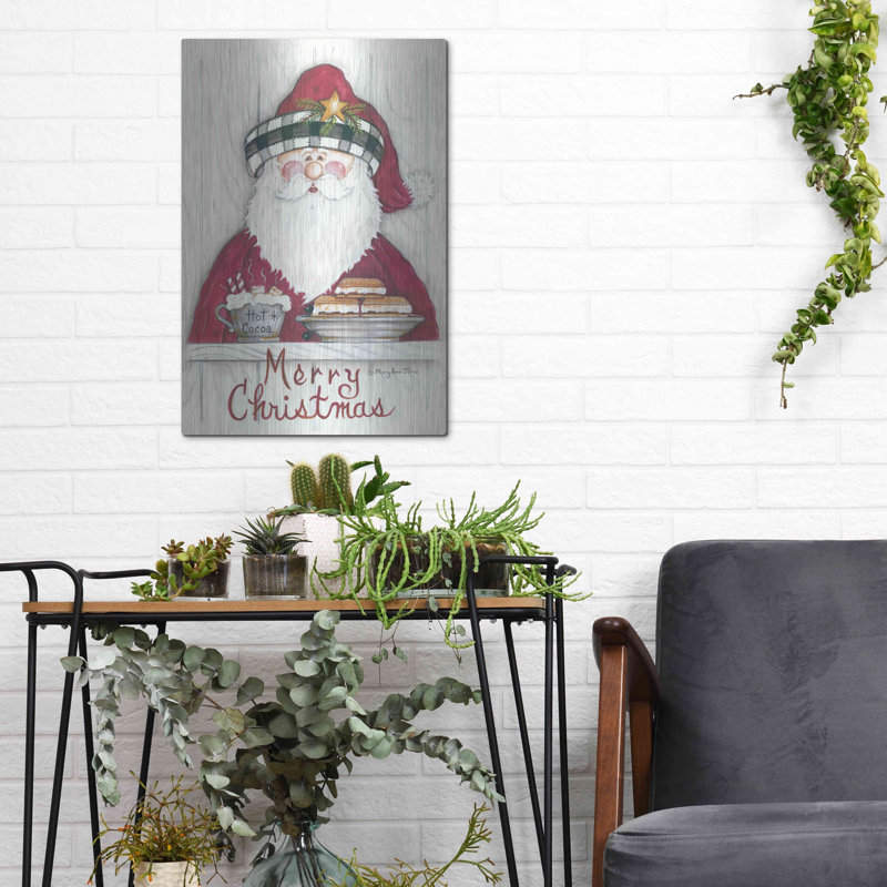 «Jolly St. Nick» par Mary Ann June, H 16 po x l 12 po