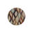 Leafy Geometric Patterned Woven Base Washable Rug-684747772