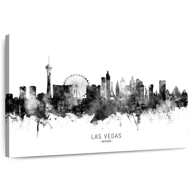 Kavia, Las Vegas, Nevada, horizon, nom BW, H 8 po x l 12 po