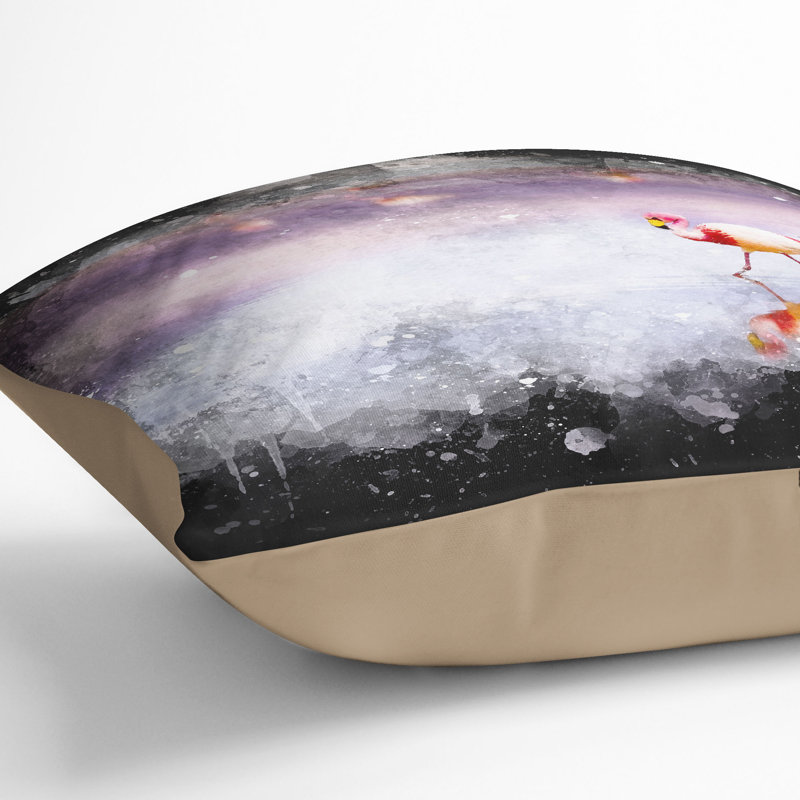 Square Throw Cushion, Stone, 40cm H x 40cm W x 15cm D