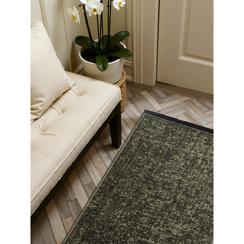 Geometric Cotton Area Rug, Runner 80 x 250 cm