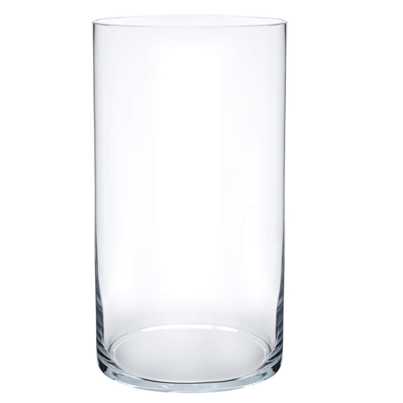 Khyrin Glass Table Vase, 10" H x 5" W x 5" D