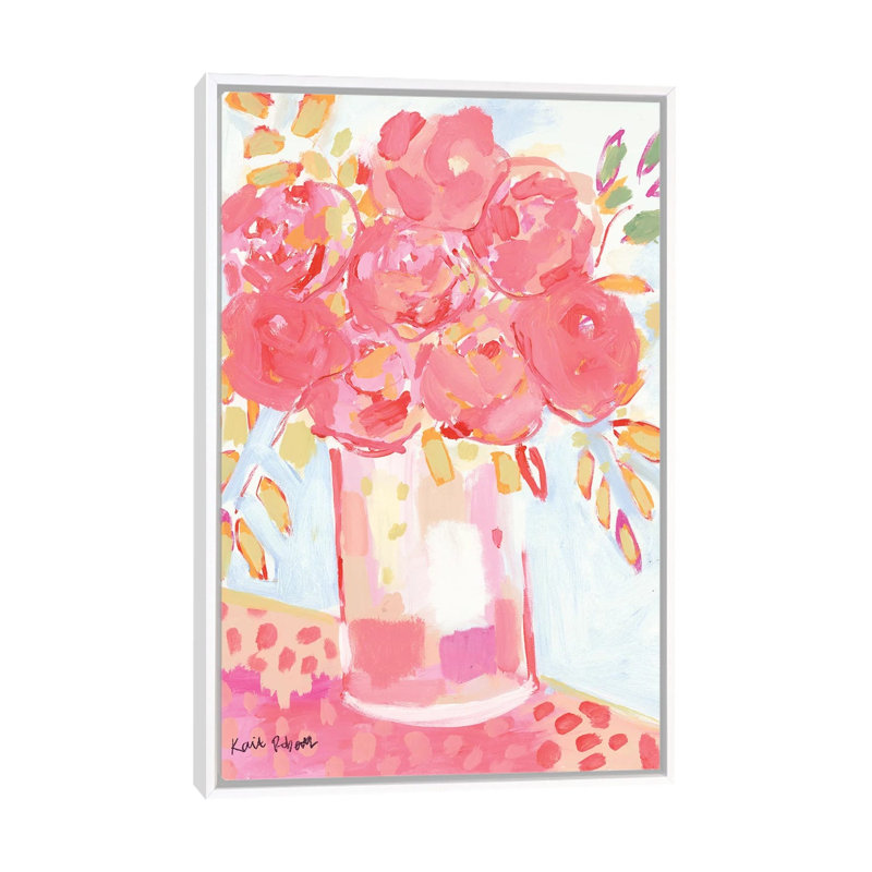 « Watermelon Crush » par Kait Roberts, reproduction d’art, Pas de tapis, Toile blanche encadrée, H 48 po x l 32 po x P 1,5 po