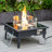 Walbrooke Square Propane Smokeless Fire Pit Table with Hidden Fuel Tank-88675397