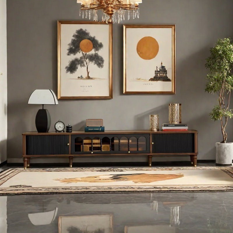 Meuble télé rétro de style français, 78.74"