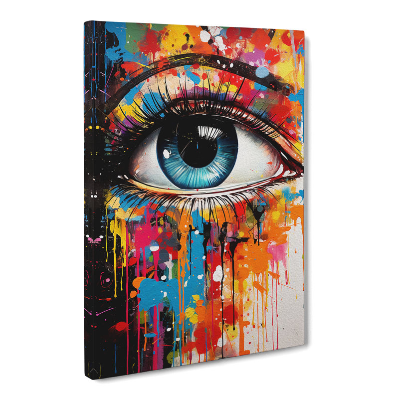 Eye Pop - Wrapped Canvas Print, 50cm H x 35cm W x 3cm D