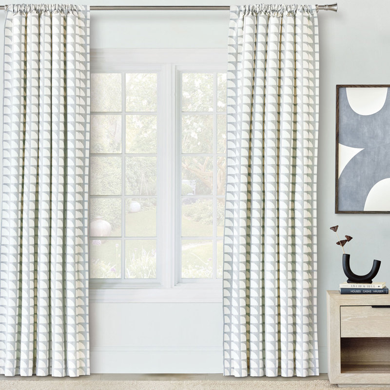 Simon Room Darkening Curtain, 48" W x 84" L
