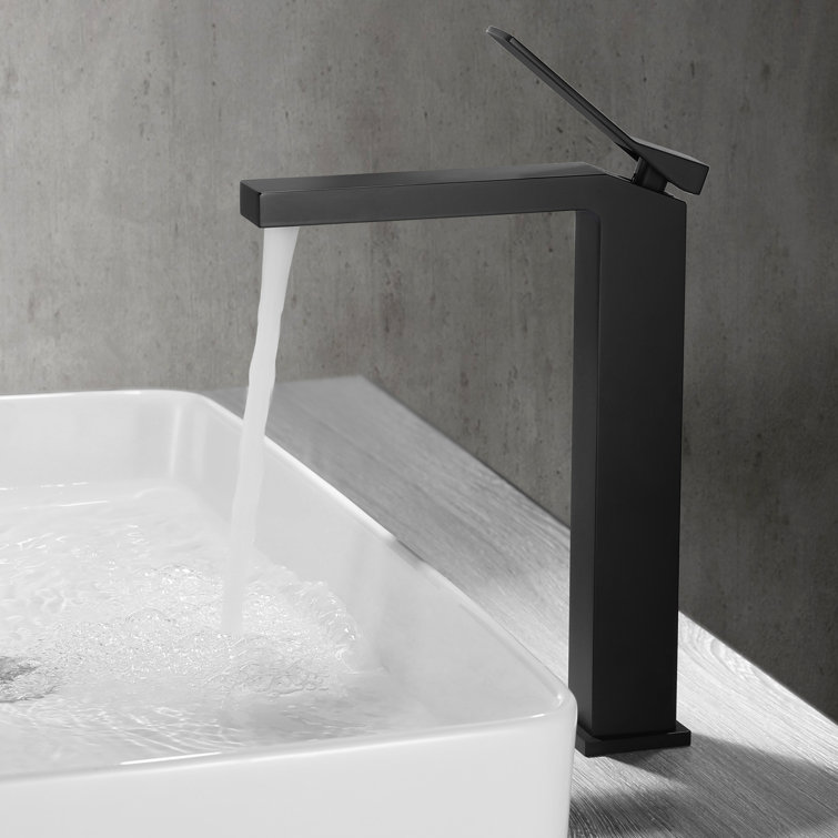 11.7" Solid Brass Single Handle Vessel Sink Bathroom Faucet with Drain Assembly