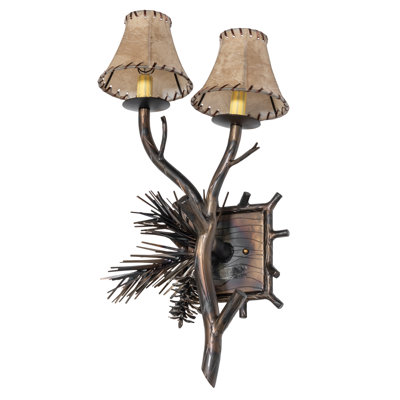 Pinewood 2 - Light Candle Wall Light