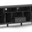 Meuble télé 72 po - Noir