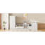 Lit simple superposé en bois avec lit gigogne, armoire, armoire, bureau et tiroirs-1447434917