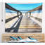Longue tapisserie dans la tapisserie du bord de mer bleu-28486368