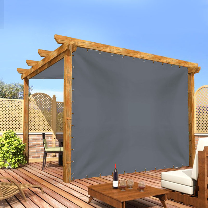 Heavy Duty Multipurpose Waterproof Tarp, Outdoor Protective Tarpaulin with Reinforce & UV Resistant(10 x 7 ft), Gray