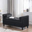 Repose-pieds avec 2 coussins, garniture cloutée et compartiment de rangement-1171116989